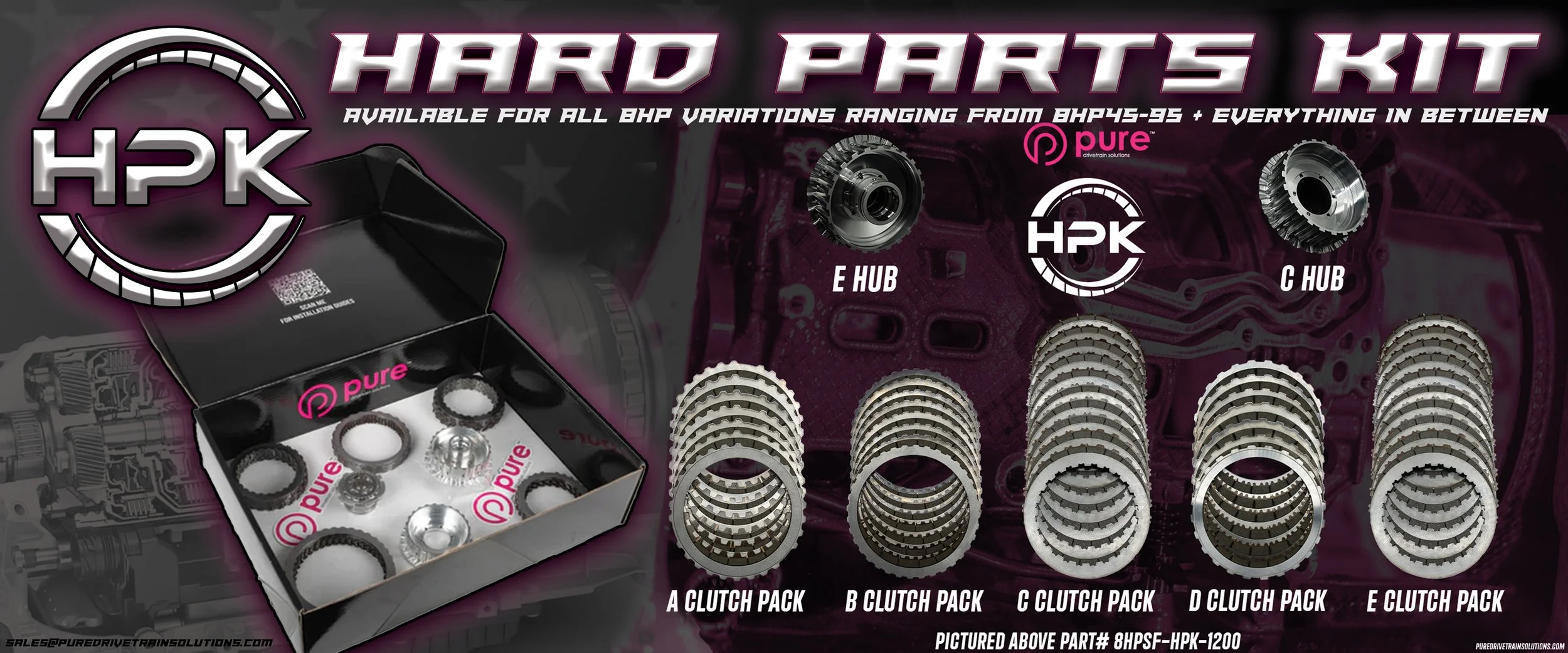 PDS HARD PARTS KIT — Pure Drivetrain Solutions